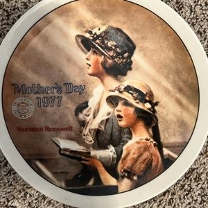 Vintage Norman Rockwell "Faith" Mother's Day Plate